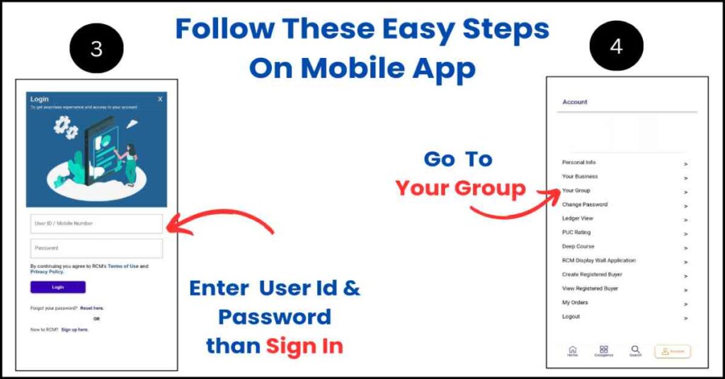 Follow On mobile 2nd step